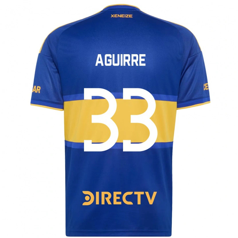 Danxen Mulher Camisola Brian Aguirre #33 Azul Real Amarelo Principal 2026/27 Camisa Brasil