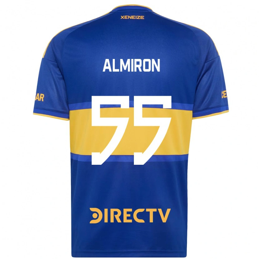 Danxen Mulher Camisola Ezequiel Almiron #55 Azul Real Amarelo Principal 2026/27 Camisa Brasil