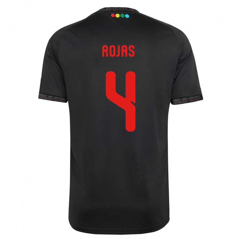 Danxen Mulher Camisola Javier Rojas #4 Preto Vermelho Alternativa 2026/27 Camisa Brasil