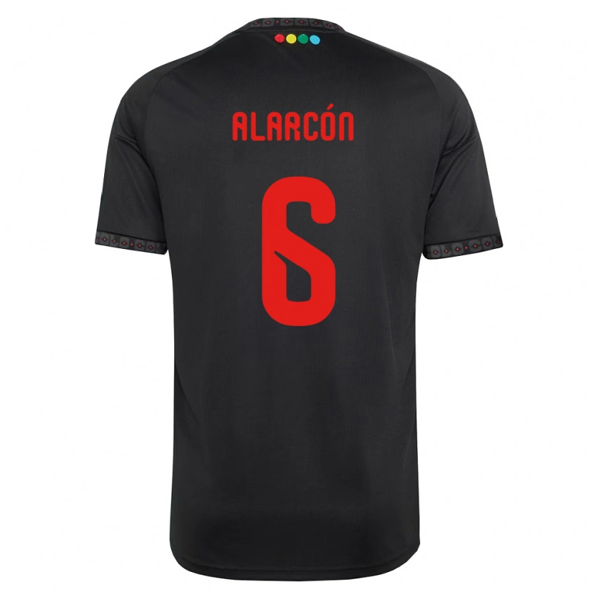 Danxen Mulher Camisola Tomás Alarcón #6 Preto Vermelho Alternativa 2026/27 Camisa Brasil