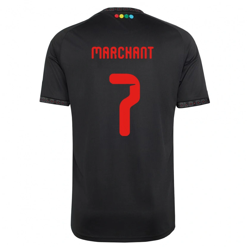 Danxen Mulher Camisola Francisco Marchant #7 Preto Vermelho Alternativa 2026/27 Camisa Brasil