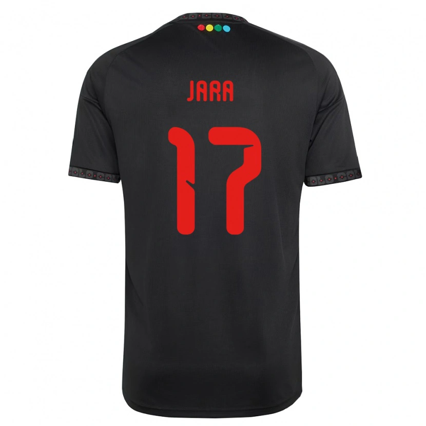 Danxen Mulher Camisola Ignacio Jara #17 Preto Vermelho Alternativa 2026/27 Camisa Brasil