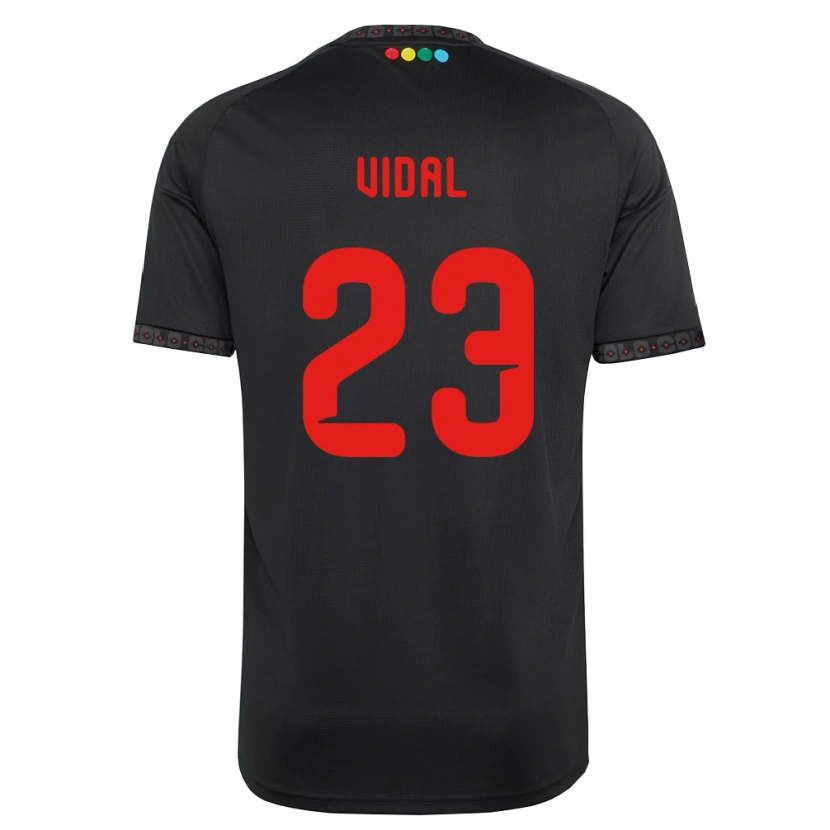 Danxen Mulher Camisola Arturo Vidal #23 Preto Vermelho Alternativa 2026/27 Camisa Brasil