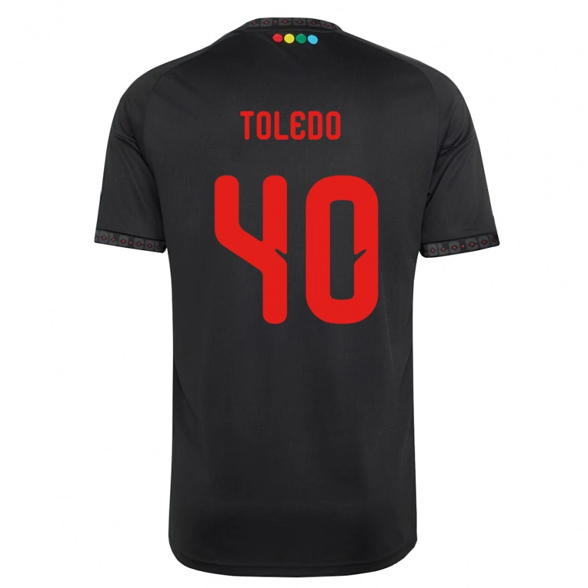Danxen Mulher Camisola Miguel Toledo #40 Preto Vermelho Alternativa 2026/27 Camisa Brasil