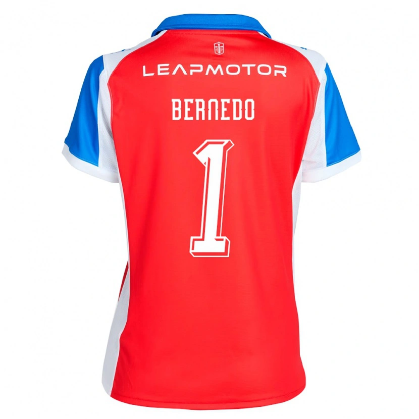 Danxen Mulher Camisola Vicente Bernedo #1 Vermelho Azul Alternativa 2026/27 Camisa Brasil