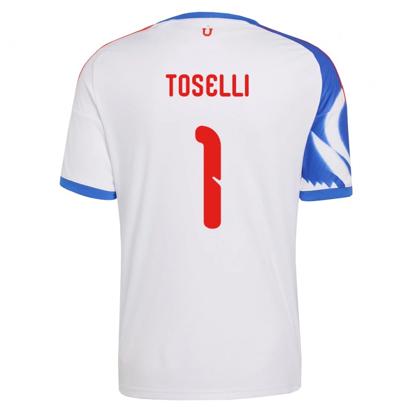 Danxen Mulher Camisola Cristopher Toselli #1 Branco Azul Marinho Alternativa 2026/27 Camisa Brasil