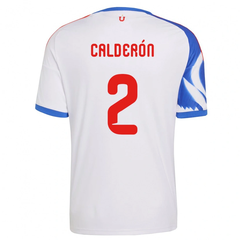 Danxen Mulher Camisola Franco Calderón #2 Branco Azul Marinho Alternativa 2026/27 Camisa Brasil