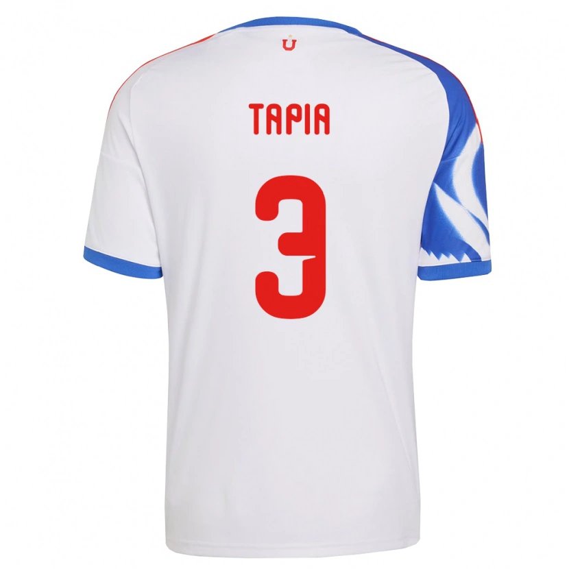 Danxen Mulher Camisola Ignacio Tapia #3 Branco Azul Marinho Alternativa 2026/27 Camisa Brasil