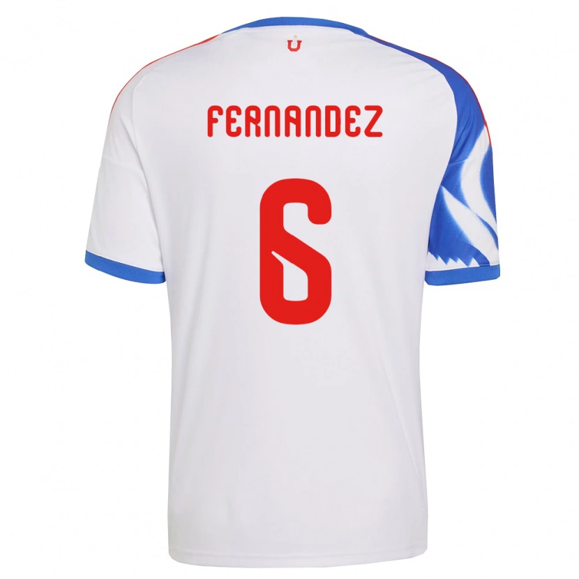 Danxen Mulher Camisola Nicolás Fernández #6 Branco Azul Marinho Alternativa 2026/27 Camisa Brasil