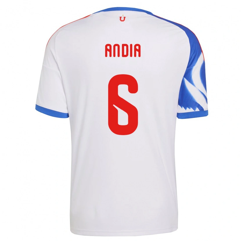 Danxen Mulher Camisola Yonathan Andía #6 Branco Azul Marinho Alternativa 2026/27 Camisa Brasil