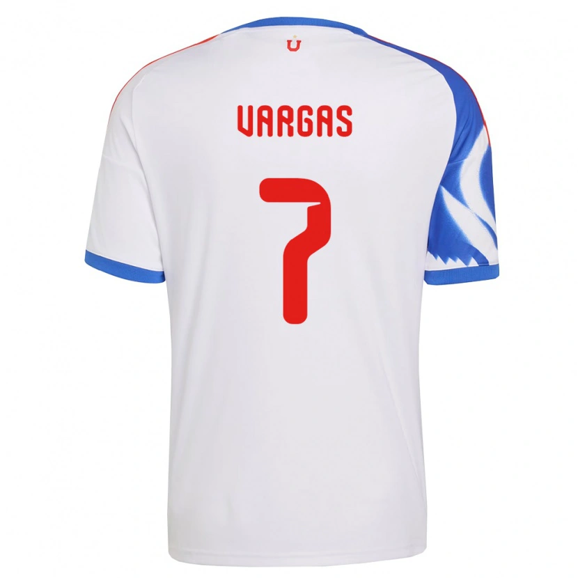 Danxen Mulher Camisola Jeisson Vargas #7 Branco Azul Marinho Alternativa 2026/27 Camisa Brasil