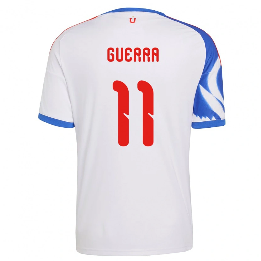 Danxen Mulher Camisola Nicolás Guerra #11 Branco Azul Marinho Alternativa 2026/27 Camisa Brasil