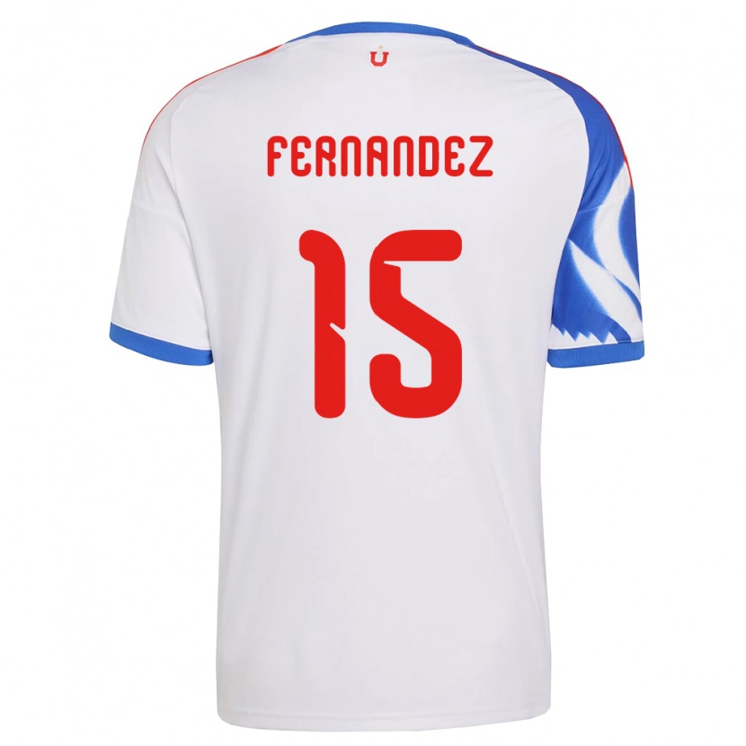 Danxen Mulher Camisola Vicente Fernández #15 Branco Azul Marinho Alternativa 2026/27 Camisa Brasil