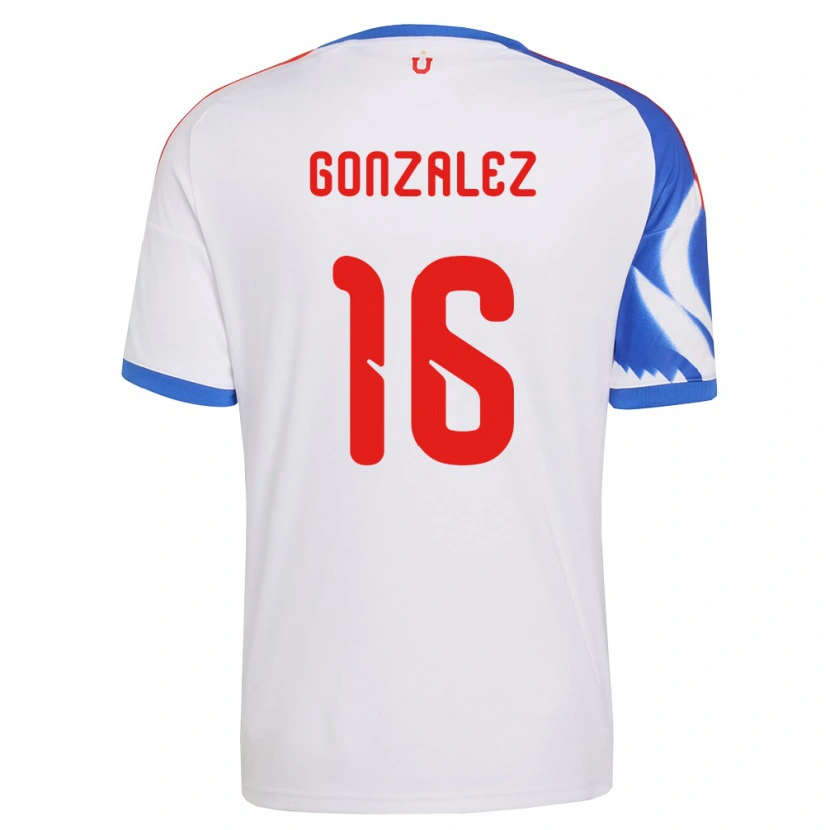 Danxen Mulher Camisola Monserratt González #16 Branco Azul Marinho Alternativa 2026/27 Camisa Brasil