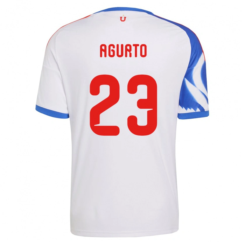Danxen Mulher Camisola Isidora Agurto #23 Branco Azul Marinho Alternativa 2026/27 Camisa Brasil