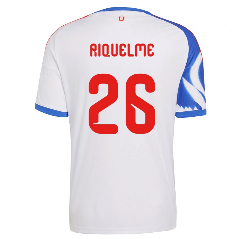 Danxen Mulher Camisola Matías Riquelme #26 Branco Azul Marinho Alternativa 2026/27 Camisa Brasil