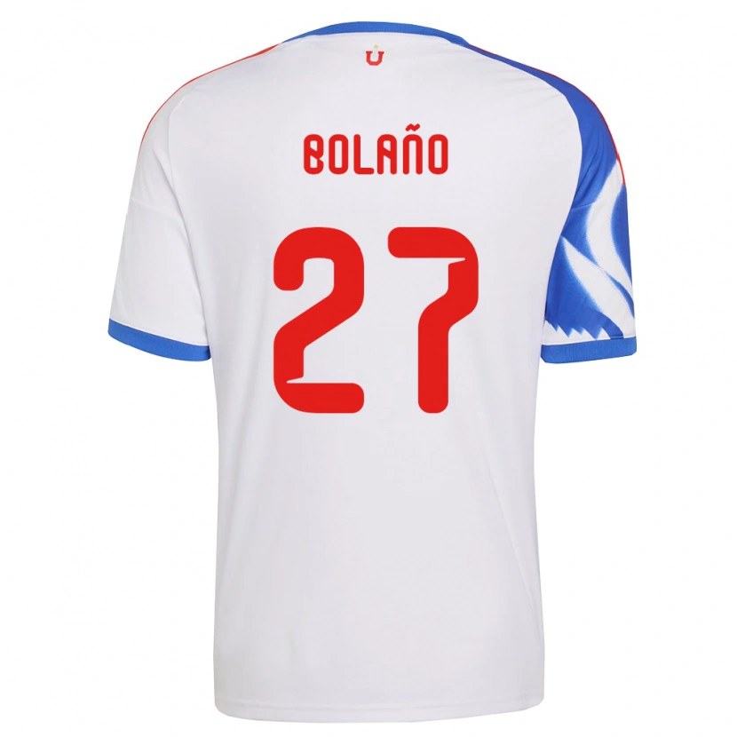 Danxen Mulher Camisola Andrés Bolaño #27 Branco Azul Marinho Alternativa 2026/27 Camisa Brasil