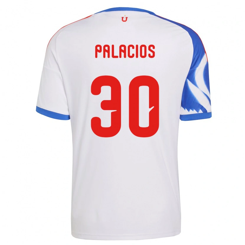 Danxen Mulher Camisola Cristian Palacios #30 Branco Azul Marinho Alternativa 2026/27 Camisa Brasil