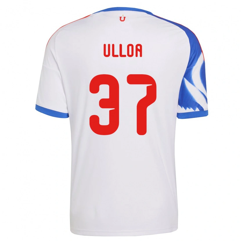 Danxen Mulher Camisola Cristóbal Ulloa #37 Branco Azul Marinho Alternativa 2026/27 Camisa Brasil