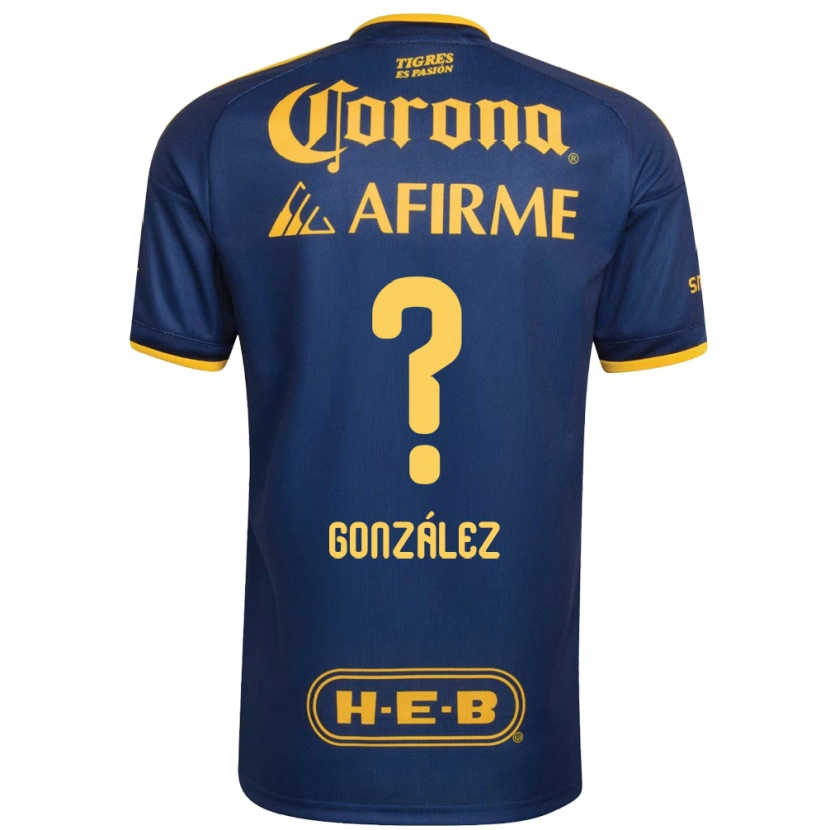 Danxen Mulher Camisola Fernando González #0 Azul Real Amarelo Alternativa 2026/27 Camisa Brasil