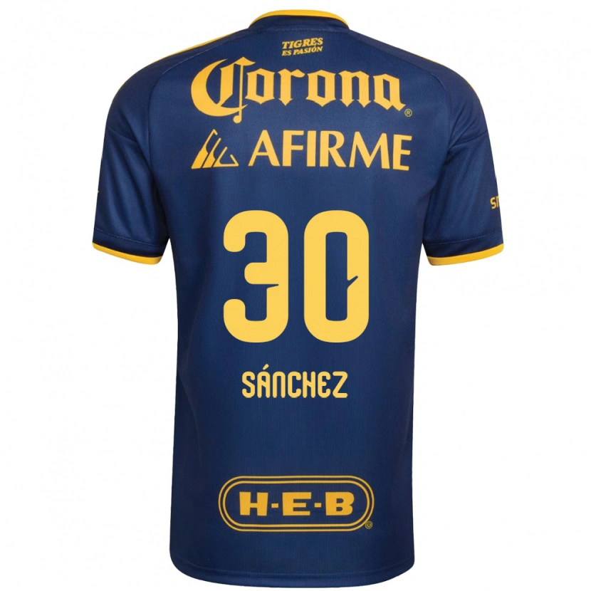 Danxen Mulher Camisola Diego Sánchez #30 Azul Real Amarelo Alternativa 2026/27 Camisa Brasil
