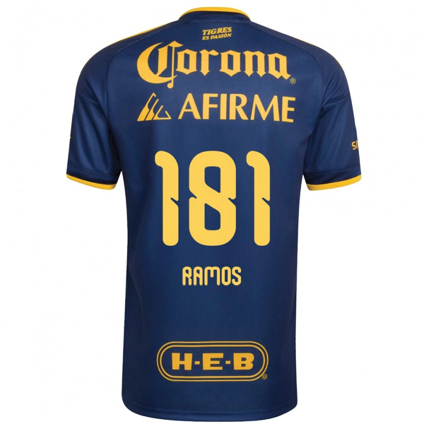 Danxen Mulher Camisola Anthony Ramos #181 Azul Real Amarelo Alternativa 2026/27 Camisa Brasil