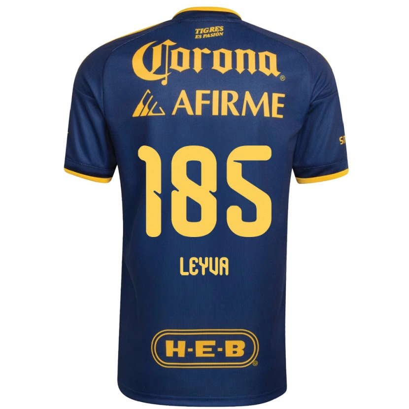Danxen Mulher Camisola Jorge Leyva #185 Azul Real Amarelo Alternativa 2026/27 Camisa Brasil
