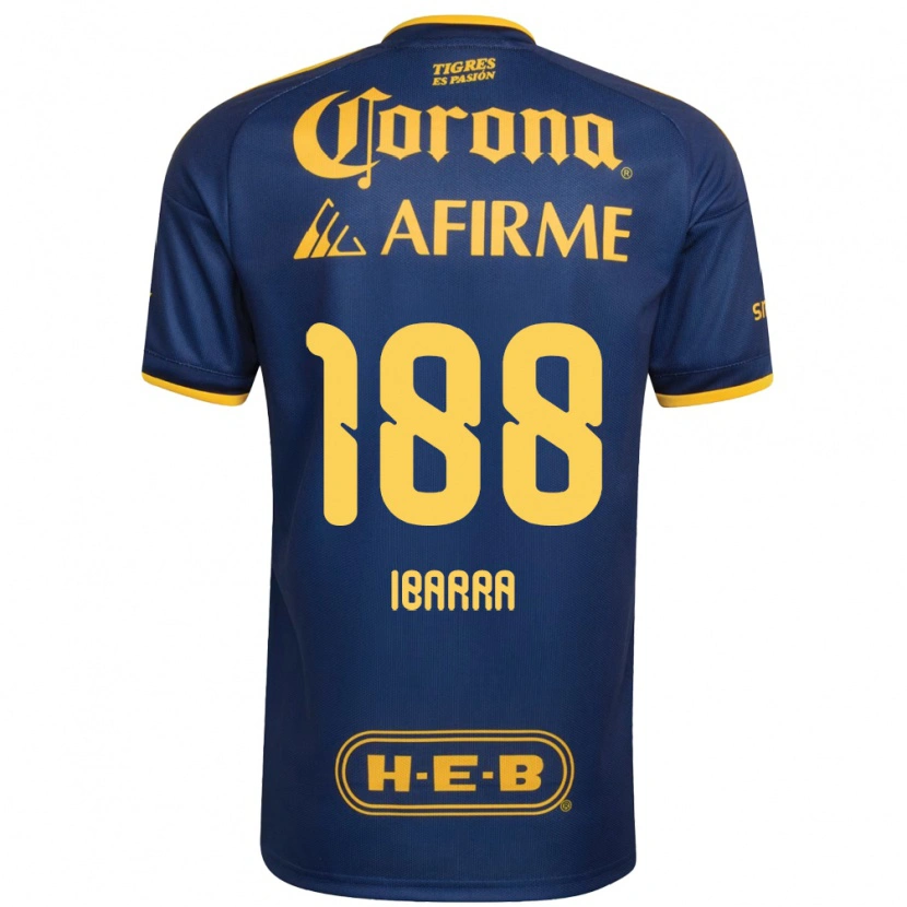 Danxen Mulher Camisola Juan Ibarra #188 Azul Real Amarelo Alternativa 2026/27 Camisa Brasil