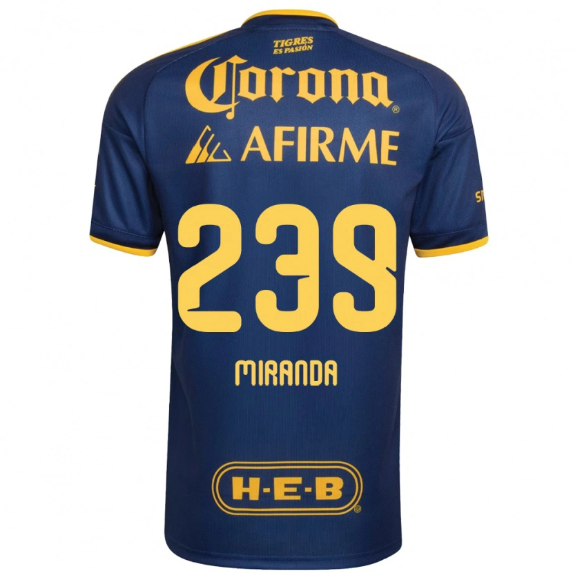Danxen Mulher Camisola Jesús Miranda #239 Azul Real Amarelo Alternativa 2026/27 Camisa Brasil