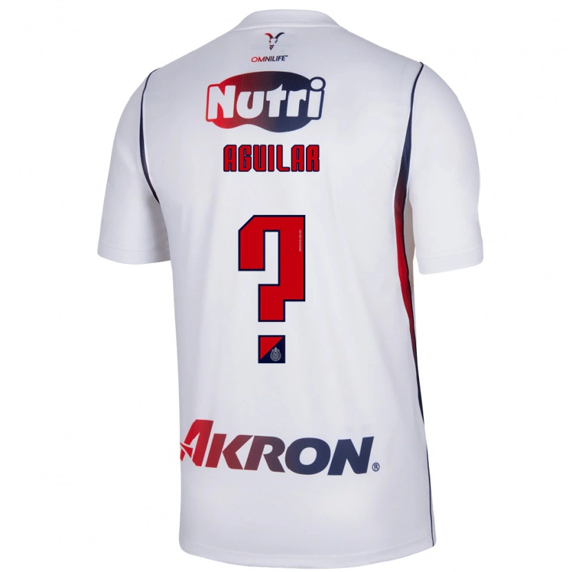 Danxen Mulher Camisola Alexander Aguilar #0 Branco Azul Marinho Vermelho Alternativa 2026/27 Camisa Brasil