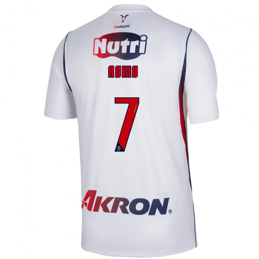 Danxen Mulher Camisola Luis Romo #7 Branco Azul Marinho Vermelho Alternativa 2026/27 Camisa Brasil