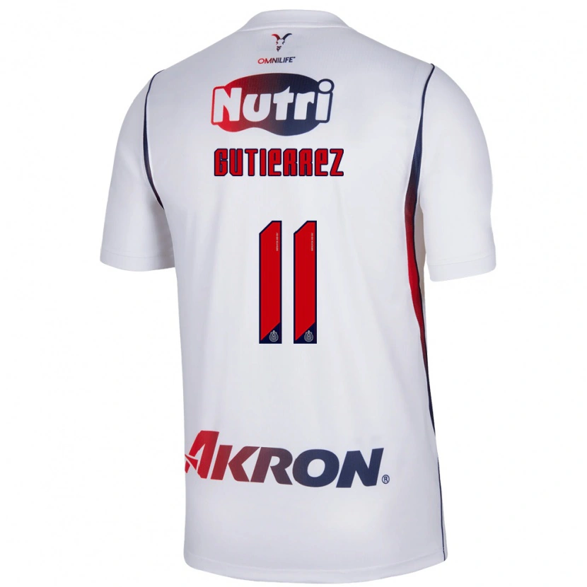 Danxen Mulher Camisola Brian Gutiérrez #11 Branco Azul Marinho Vermelho Alternativa 2026/27 Camisa Brasil