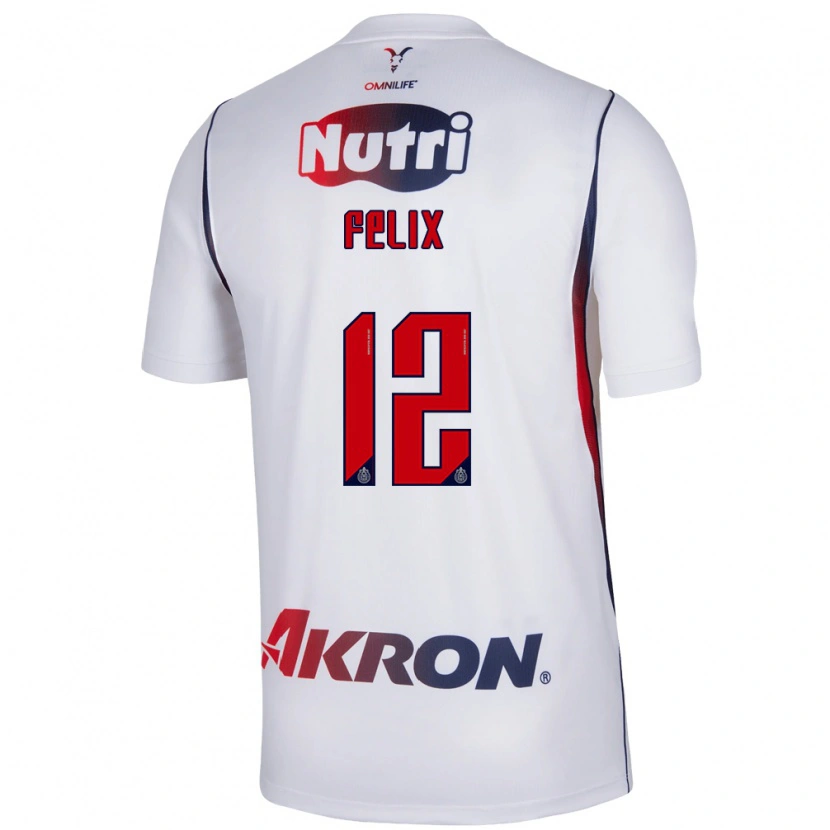 Danxen Mulher Camisola Blanca Félix #12 Branco Azul Marinho Vermelho Alternativa 2026/27 Camisa Brasil