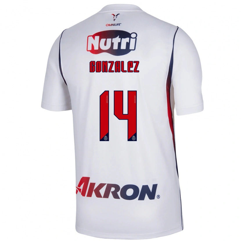 Danxen Mulher Camisola Ivonne González #14 Branco Azul Marinho Vermelho Alternativa 2026/27 Camisa Brasil