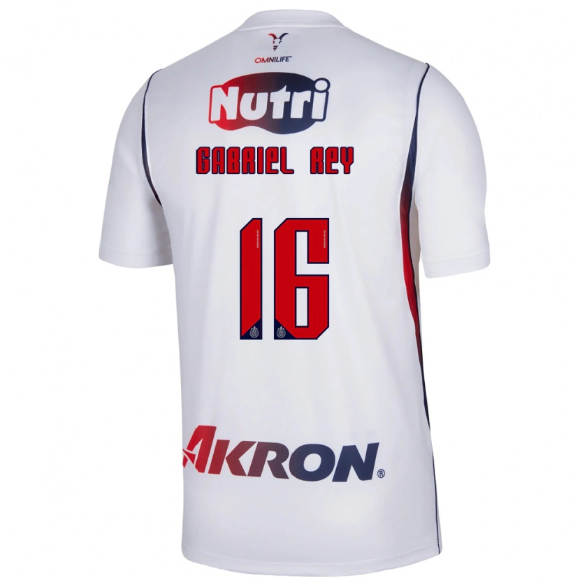Danxen Mulher Camisola Luis Gabriel Rey #16 Branco Azul Marinho Vermelho Alternativa 2026/27 Camisa Brasil