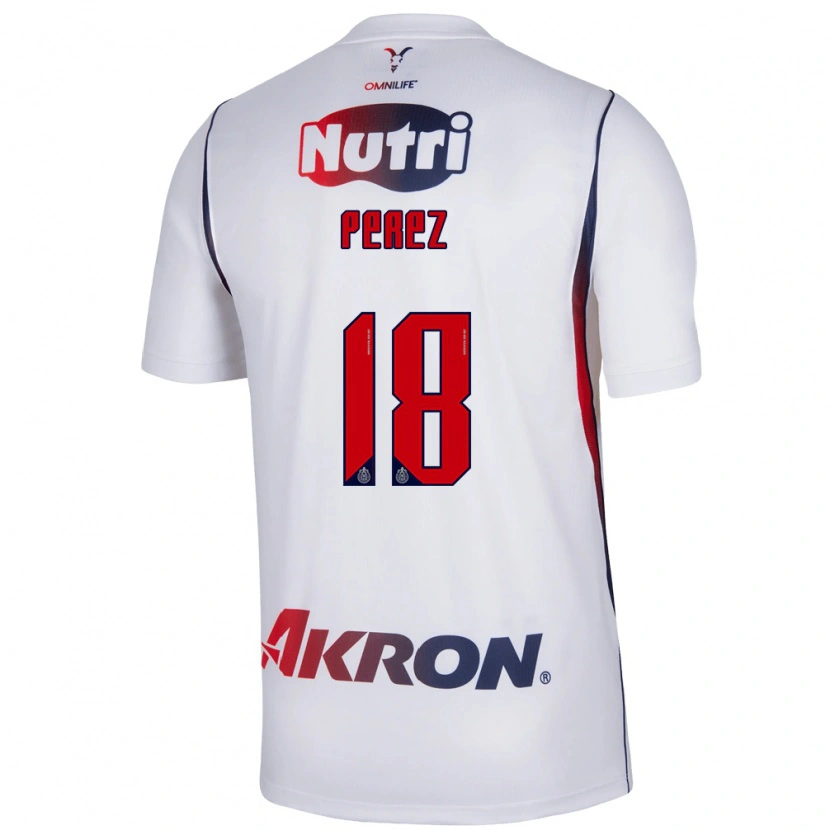 Danxen Mulher Camisola Jonathan Pérez #18 Branco Azul Marinho Vermelho Alternativa 2026/27 Camisa Brasil