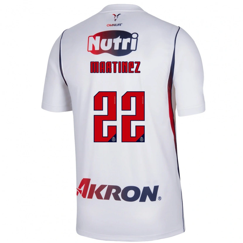 Danxen Mulher Camisola Karla Martínez #22 Branco Azul Marinho Vermelho Alternativa 2026/27 Camisa Brasil