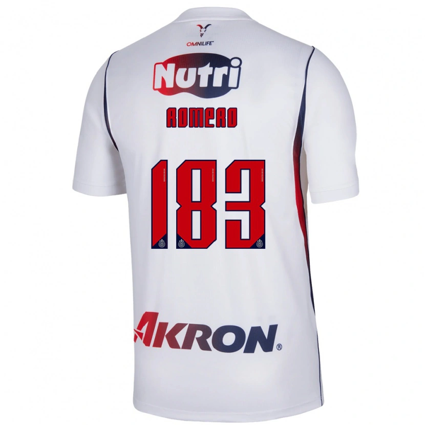 Danxen Mulher Camisola Javen Romero #183 Branco Azul Marinho Vermelho Alternativa 2026/27 Camisa Brasil