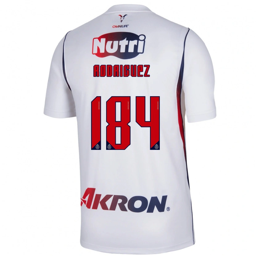 Danxen Mulher Camisola Emiliano Rodríguez #184 Branco Azul Marinho Vermelho Alternativa 2026/27 Camisa Brasil