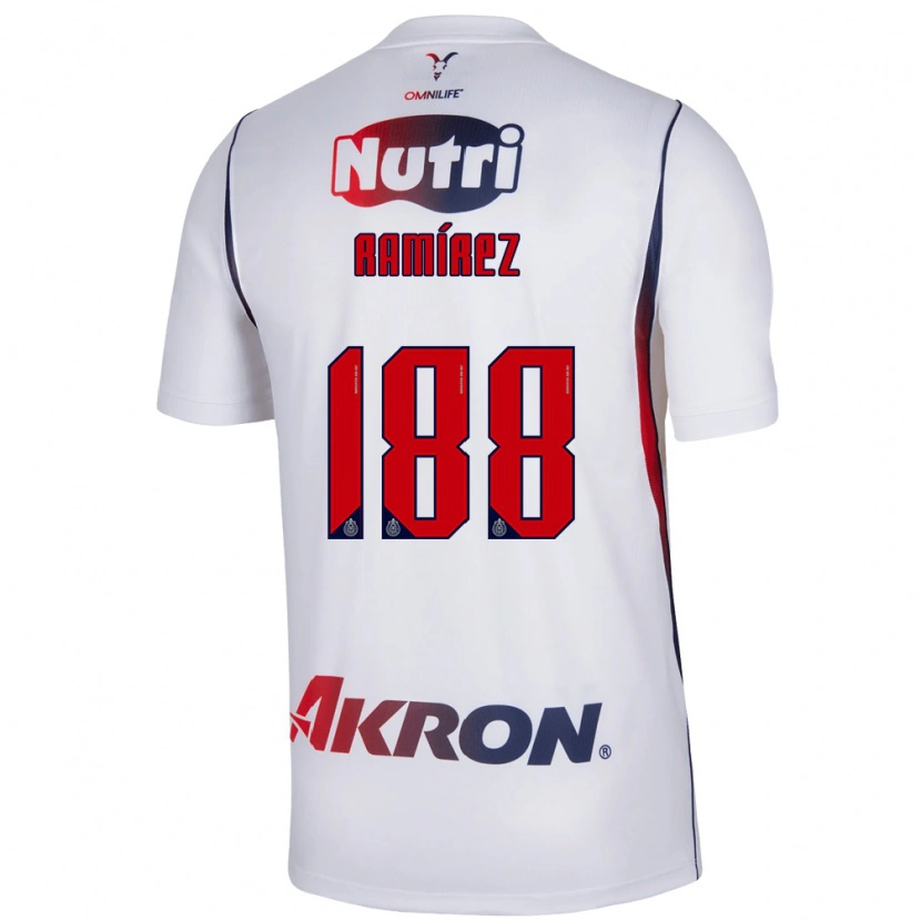 Danxen Mulher Camisola Leonardo Ramírez #188 Branco Azul Marinho Vermelho Alternativa 2026/27 Camisa Brasil