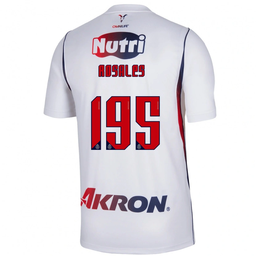 Danxen Mulher Camisola Diego Rosales #195 Branco Azul Marinho Vermelho Alternativa 2026/27 Camisa Brasil