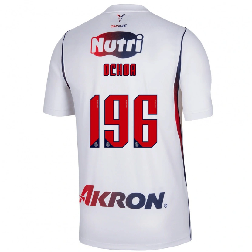 Danxen Mulher Camisola Eduardo Ochoa #196 Branco Azul Marinho Vermelho Alternativa 2026/27 Camisa Brasil