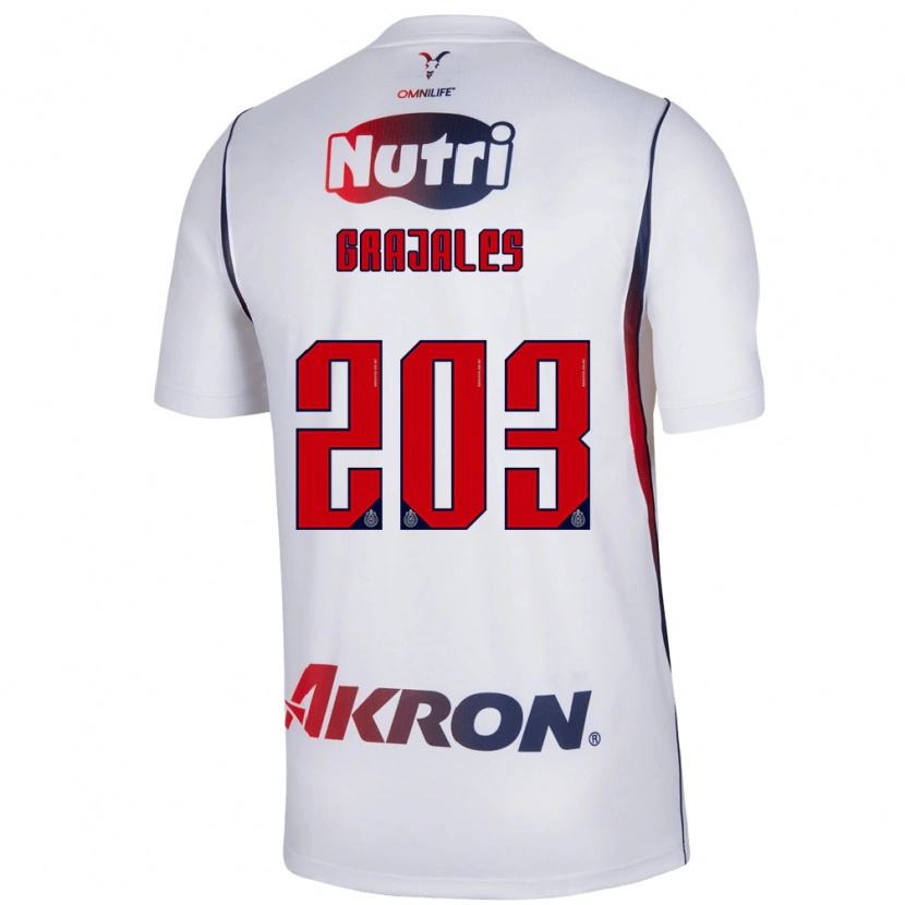 Danxen Mulher Camisola Jhonnatan Grajales #203 Branco Azul Marinho Vermelho Alternativa 2026/27 Camisa Brasil