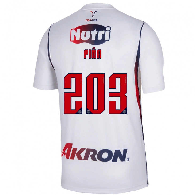 Danxen Mulher Camisola Fernando Piña #203 Branco Azul Marinho Vermelho Alternativa 2026/27 Camisa Brasil