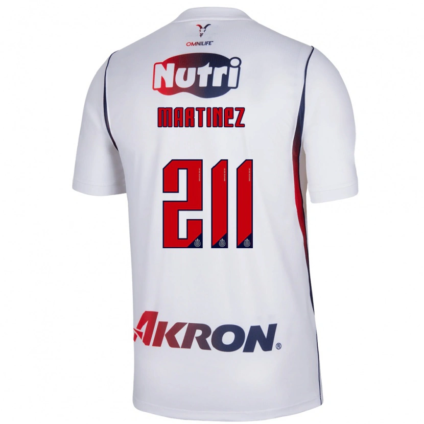 Danxen Mulher Camisola Diego Martínez #211 Branco Azul Marinho Vermelho Alternativa 2026/27 Camisa Brasil