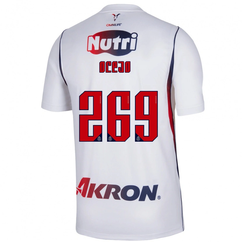 Danxen Mulher Camisola Kevin Ocejo #269 Branco Azul Marinho Vermelho Alternativa 2026/27 Camisa Brasil