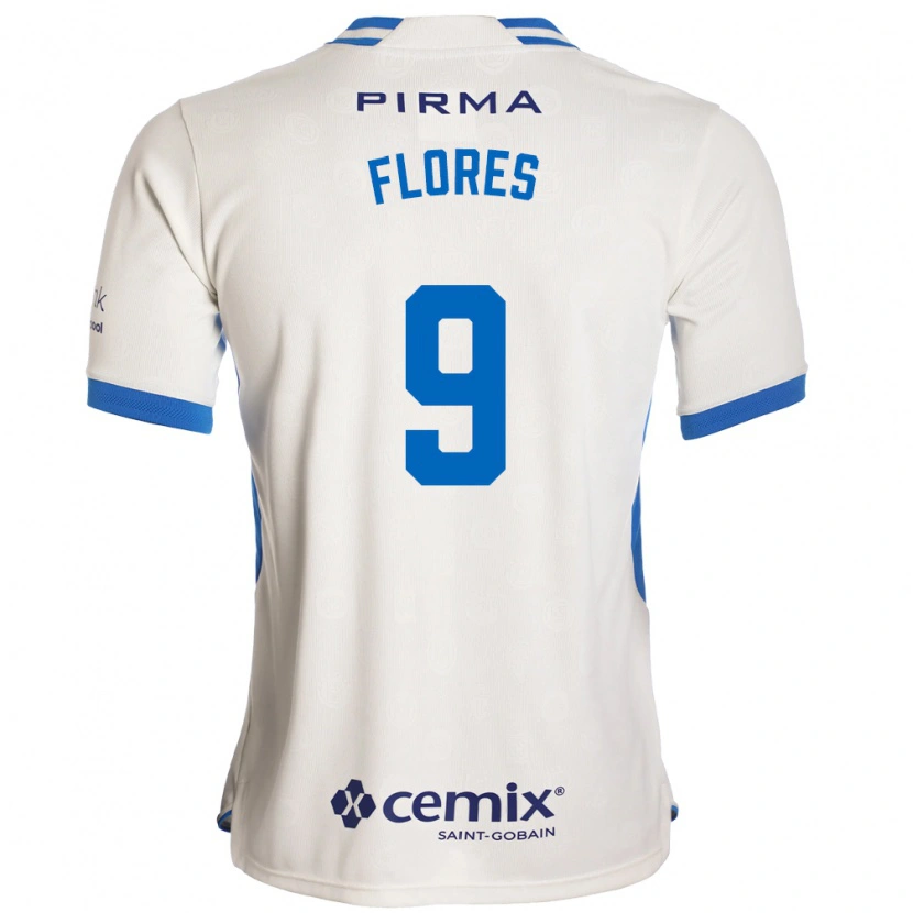 Danxen Mulher Camisola Daniela Flores #9 Branco Azul Vermelho Alternativa 2026/27 Camisa Brasil