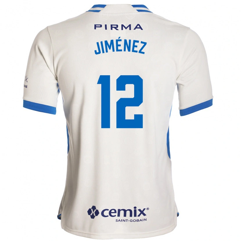 Danxen Mulher Camisola Luis Jiménez #12 Branco Azul Vermelho Alternativa 2026/27 Camisa Brasil