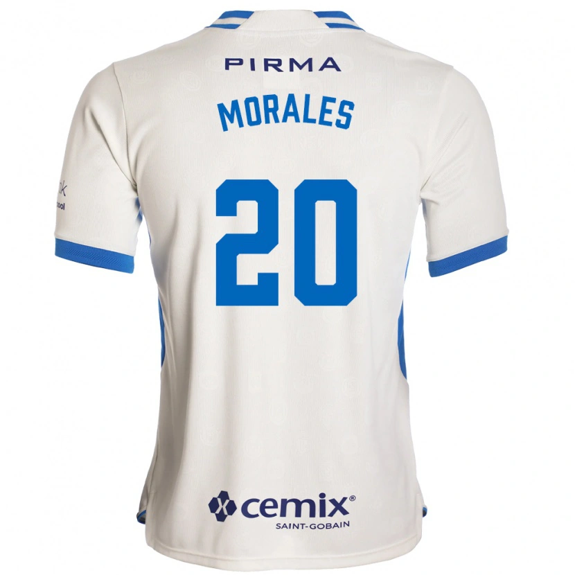 Danxen Mulher Camisola Ivan Morales #20 Branco Azul Vermelho Alternativa 2026/27 Camisa Brasil