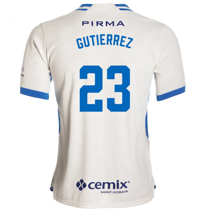 Danxen Mulher Camisola Ivonne Gutierrez #23 Branco Azul Vermelho Alternativa 2026/27 Camisa Brasil